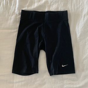 Nike black biker shorts
